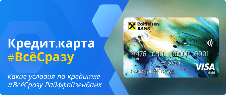 Raiffeisenbank #VseSrazu Credit Card Terms