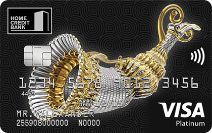 Platinum credit card from Home Credit