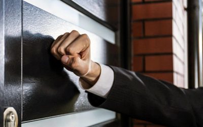 Debt collectors at the door