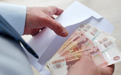 Money in an envelope
