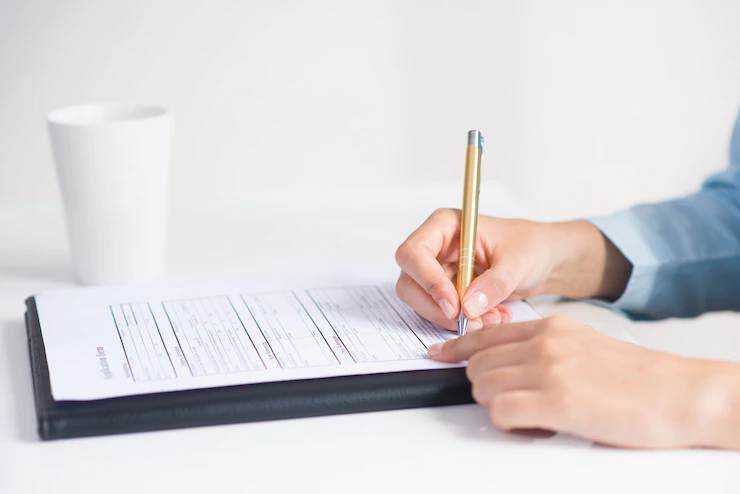 Signing documents